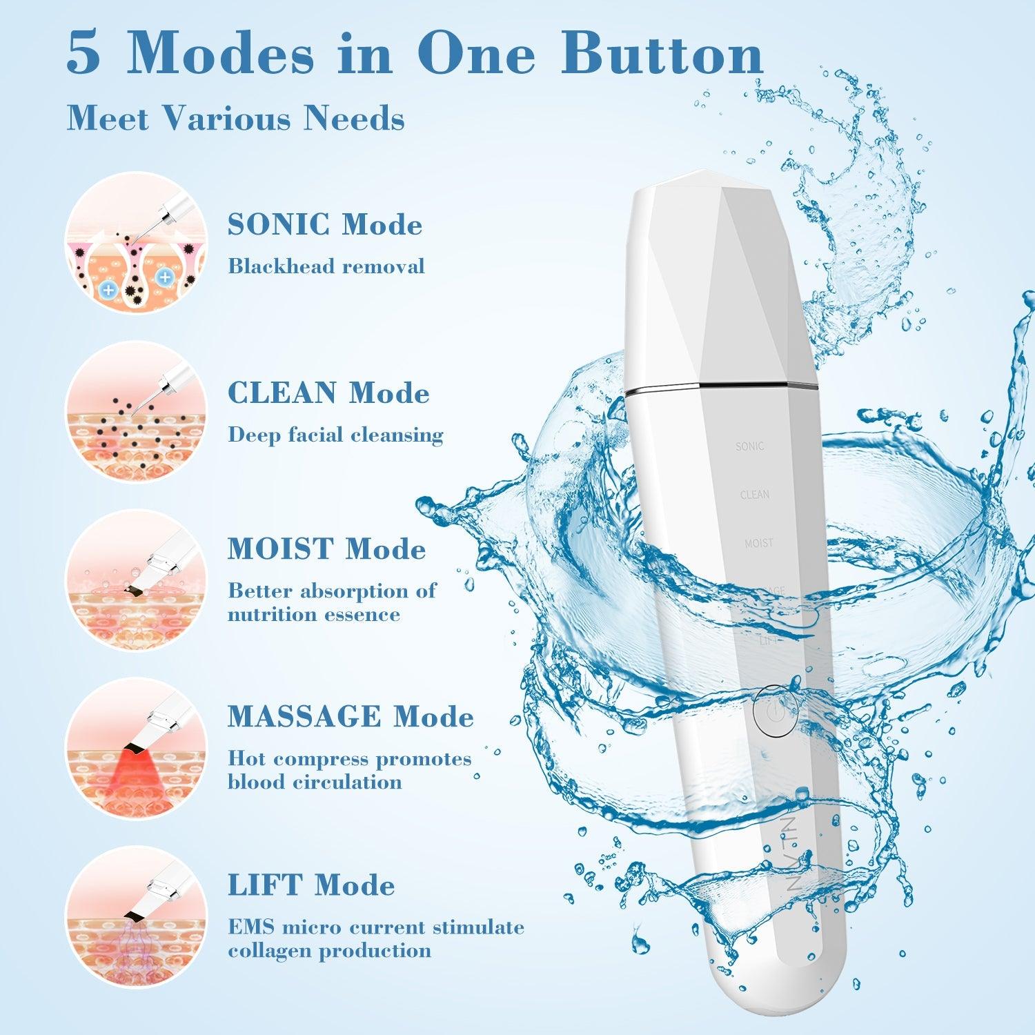 ANLAN Ultrasonic Skin Scrubber