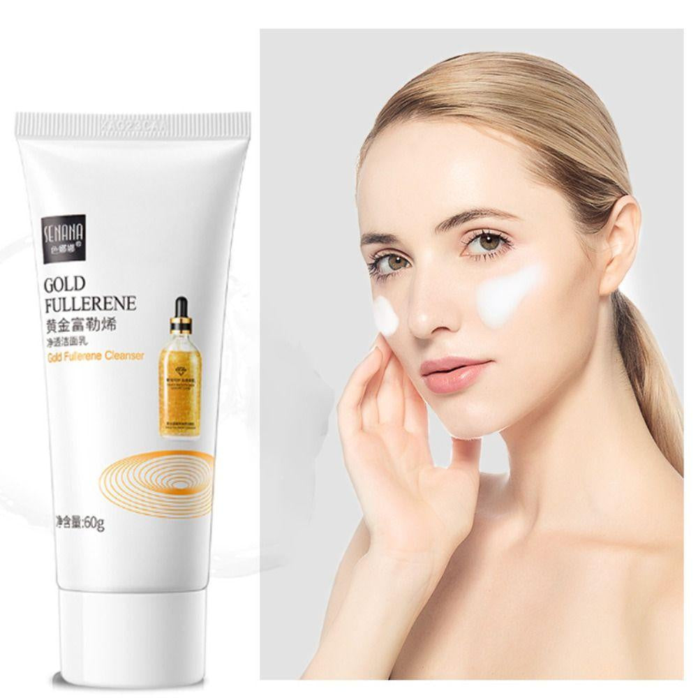 Gold Fullerene Facial Cleanser Foam