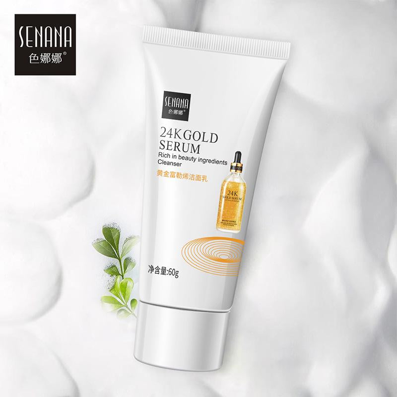Gold Fullerene Facial Cleanser Foam