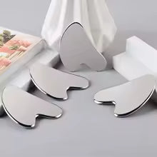 Stainless Steel Gua Sha Scraper Massager For Face, Neck & Body