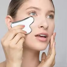 Stainless Steel Gua Sha Scraper Massager For Face, Neck & Body