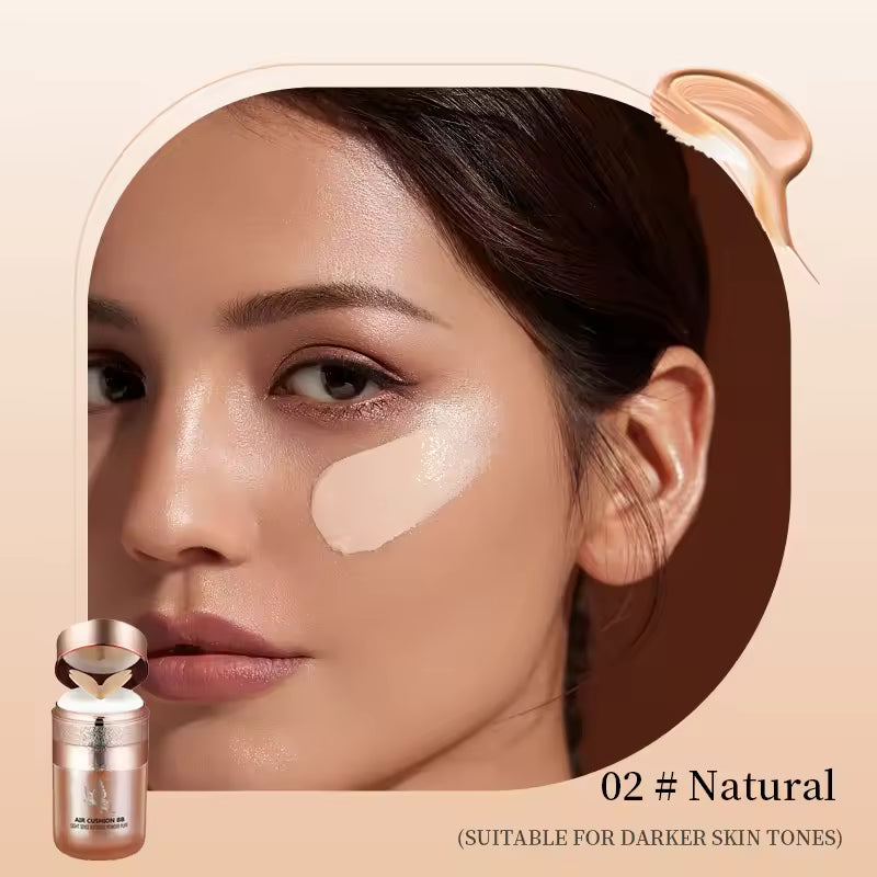 Air Cushion BB Cream/Powder Puff Moisturizing Foundation Concealer